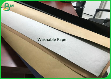 Gold / Silver / Red And Blue Fiber Paper Washable Kraft Paper For Making Handbags