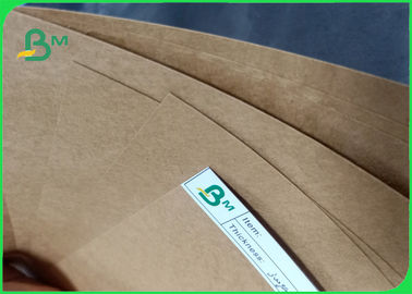 225gsm 250gsm Good Printing Performance FDA Brown Kraft Paper For Paper Tray