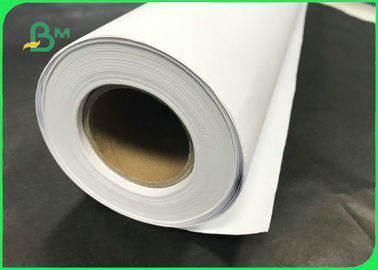 60gsm 70gsm 62 Inch White CAD Plotter Paper Roll For Garment