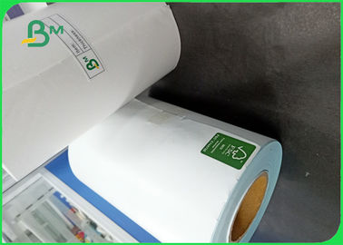 80gsm / 90um Waterproof Oil Proof PVC Resistant Thermal Sticker Paper For Labal