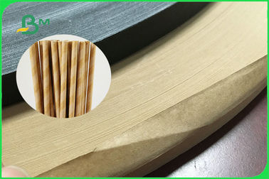 60gsm 120gsm Food Grade Brown Kraft Paper Roll Making Straw Biodegredable FDA