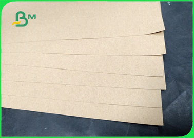 80gr - 140gr Recycle Pulp Good Toughness Kraft Paper Sheet For Shopping Bags