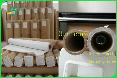 80gsm CAD Plotter Drawing Paper Roll For Textiles &amp; Construction