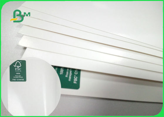 C1S Ivory Board Poly Coated Paper 300gsm + 15g PE 70 X 100cm For Cup Making