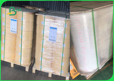 60gsm Stripe Printing Colored Straw Paper Degradability In Roll Diameter 55cm