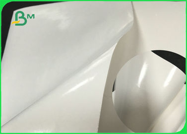Anti - Oil White & Brown 36'' Coated PE Craft Paper For Food Packing FDA