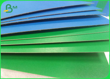 1.2mm High Stiffness Shiny Blue Solid Paper Board For Carton Box