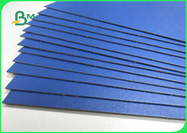 1.3mm 1.5mm 720 * 1020mm Blue Lacquered Solid Paperboard For File Folders