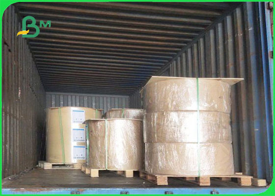 ISO Certified Flip Side Kraft Paper In Sheets One Side White 32 × 40''