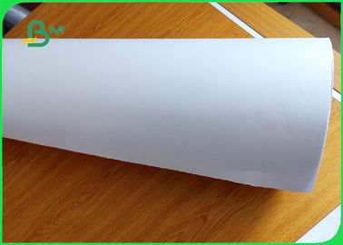 Width 160cm Smothness 45gr Greyish White Plotter Paper For Clothes