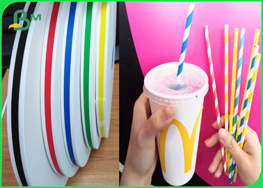 Food Grade Ink Printed Paper For Drinking Straws 60gsm Last Long Time