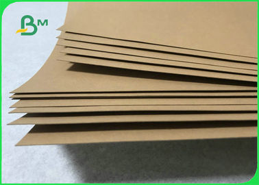 Virgin Wood Pulp 65 * 86cm 350gsm 400gsm Brown Kraft Board In Sheet