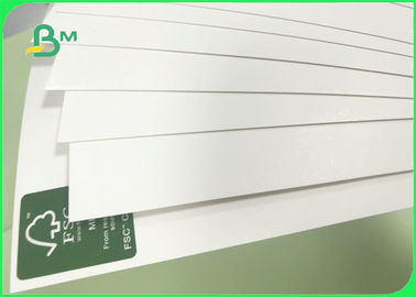 FSC Certificated 300gsm 350gsm 400gsm C1S Ivory Board Paper For Packaging Boxes