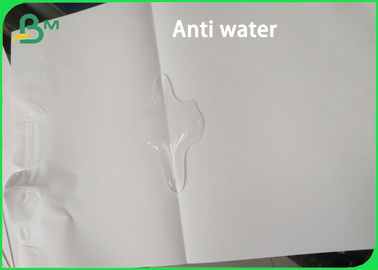 Double Side Matt Coated 160um Stone Paper For Advertising Materials Anti Water