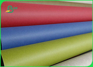 Zero Pollution Fiber 0.5mm Colored Washable Kraft Paper For Fashion Bags