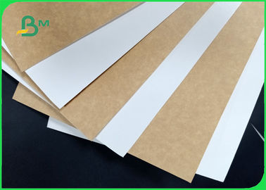 Good Stiffness 250gsm 300gsm White Face Top Kraft Liner Paper For Cosmetic Box