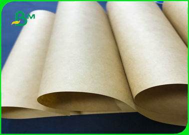 610 * 860mm Virgin Wood Pulp 80gsm 120gsm Brown Kraft Liner Paper For Food Bags