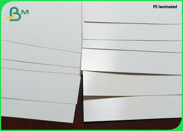 350gsm Take Out Food Container Paper Board FDA 15gr PE Sheet / Roll