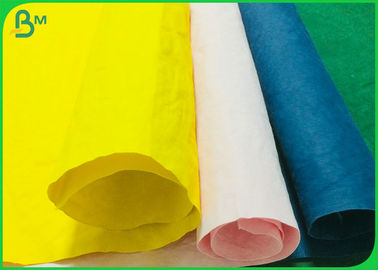 Anti - Aging Light Texture Washed Kraft Fabric For Hand Bags Raw Material
