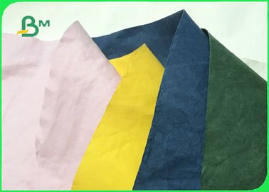 Imported Environmental Material Colorful Washable Kraft Paper For Making Bags