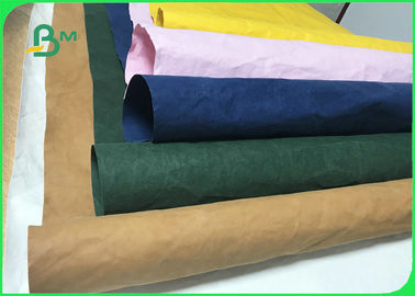 Imported Environmental Material Colorful Washable Kraft Paper For Making Bags