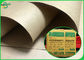 SGS Approved Hard Stiffness 90gsm Natural Brown Kraft Liner Paper For Cement Bags