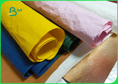 Wrinkled Tear Resistant 0.55mm Black Washable Kraft Paper For Tote Bags