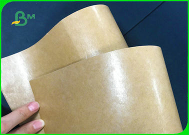 Greaseproof 350gsm + 15g Poly Coated Kraft Paper For Street Food Containers