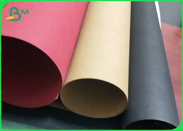 0.55MM / 0.3MM Double Side Smooth Kraft Paper Roll Washable Black