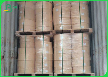 Biodegradable Food Grade Paper Roll AA Straw Surface Paper Kraft 60GSM 15MM Printable