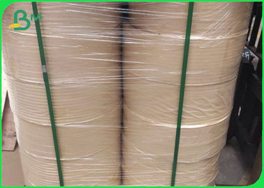 Biodegradable Food Grade Paper Roll AA Straw Surface Paper Kraft 60GSM 15MM Printable