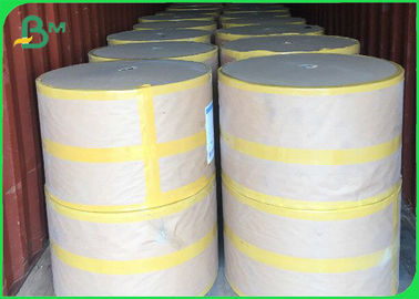 Straw Surface & Middle Layer Biodegradable Waterproof Food Grade Paper Roll  60 GSM / 120 GSM