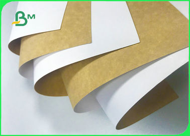 100% Safe 250gsm 325gsm Coated Kraft Paper Board For Dry Food Packaging