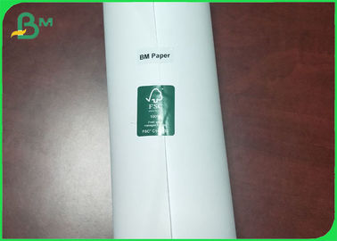 80G High White CAD Plotter Paper Roll 610MM 914 MM FSC Approved