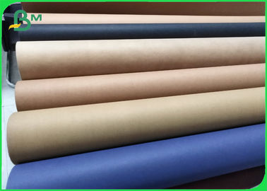 Natural Cellulose Pulp Kraft Paper Fabric Colorful Tear Resistant Paper 0.55mm