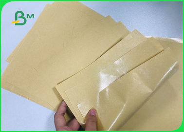 Brown / White Kraft Coated Paper 60gsm +10g PE foodgrade with FDA ISO Approved