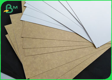 Antifreezing 250 GSM White Top Coated Kraft Back Paper Board Food Grade