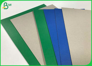 1.5MM 2MM Black Laminated Paper Cardboard With Gray Without Lamination Back