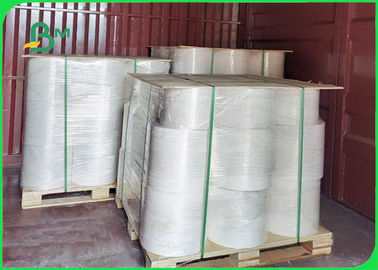 100% Virgin Food Brown Kraft PE Coated Paper 750 / 800 / 900 Rolls OEM Services
