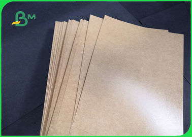 300gsm +15g Poly Coated Brown Kraft Paper For Food Wrapping Water Resistant