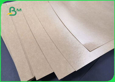 300gsm +15g Poly Coated Brown Kraft Paper For Food Wrapping Water Resistant