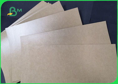 300gsm +15g Poly Coated Brown Kraft Paper For Food Wrapping Water Resistant