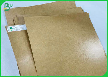 300G + 15G PE Coating Paperboard Food Brown Kraft Paper Sheets For Food Boats