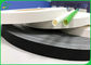 Food Grade Paper Roll Solid Black / Solid Green 15MM Width Slit Kraft Paper For Straw Material