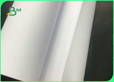 80gsm White CAD Plotter Paper Roll For Engineering Drawing Smooth