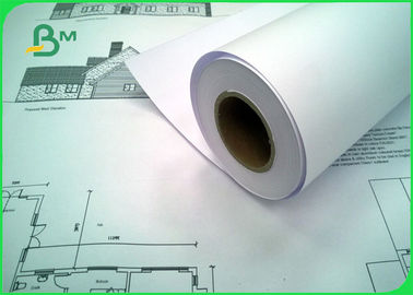 80gsm Eco - Friendly CAD Plotter Drawing Paper For Engineering Design