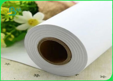 80gsm Inkjet CAD Plotter Paper Roll Double Side Blue For Clear Images