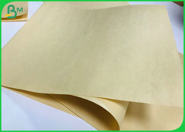 Biodegradable Bamboo Pulp Paper 70g 90g Brown Packaging Paper For Food Wrapper