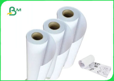 Wide Format 62'' 72'' 80gr Plotter Marker Paper Roll For Garment Cutting