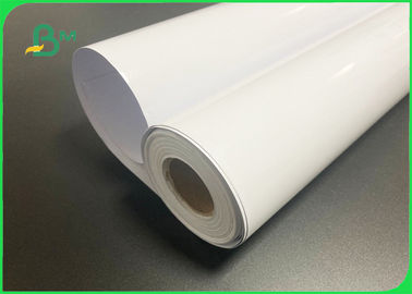 High Glossy Cast Coating Photo Paper Roll For Inkjet Printers 24'' * 30m